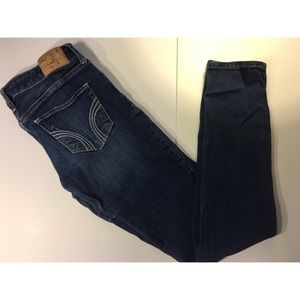 Hollister blue skinny jeans